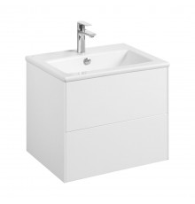 1A2580K2AJ010 Набор: 1A258001AJ010 Тумба-умывальник Сохо 60 Белый глянец/ 1WH501606 РаковинаЭлина 60 1A2580K2AJ010