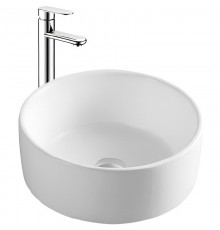 AQ5118-MW раковина 400400165 для установки на столешницу, матовый белый AQ5118-MW