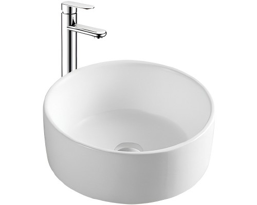 AQ5118-MW раковина 400400165 для установки на столешницу, матовый белый AQ5118-MW