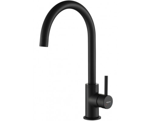 AQ1382MB ЕВРОПА смеситель для кухни, матовый черный AQ1382MB