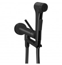 E28317-BL ELATE 2.0 Комплект для гигиенического душа встроенный (смеситель + гигиеническая лейка + шланг), матовый черный E28317-BL