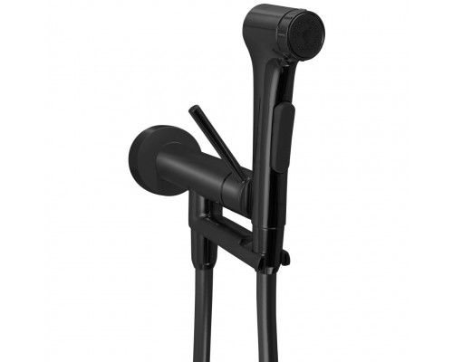 E28317-BL ELATE 2.0 Комплект для гигиенического душа встроенный (смеситель + гигиеническая лейка + шланг), матовый черный E28317-BL