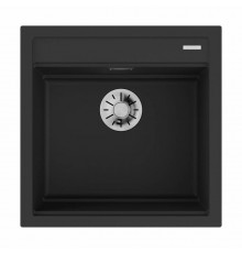 Мойка, OMOIKIRI, Kitagawa, шгв 510-510-200, отверстия для смесителя-3 промаркированных, чаши-1, цвет-Графит