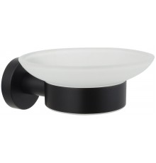 AQ4003MB ВЕГА мыльница, матовый черный AQ4003MB