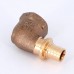 Угол надвижной В бронза REHAU 16х1/2" RX+