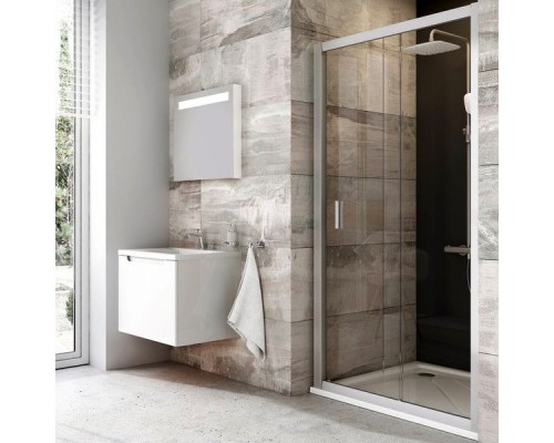 BLDP2-120 блестящий+транспарент, Blix душевая дверь раздвижная, двухэлементная 0PVG0C00Z1