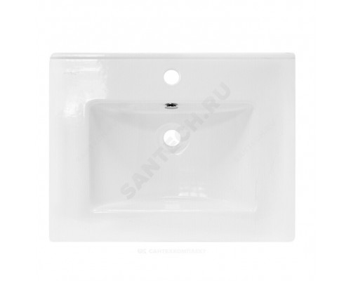 Умывальник меб Quadro 75 1/отв Sanita Luxe