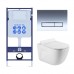 SET AQUATEK ДИВА-023 4в1 (рама AQUATEK Standard INS-0000012+ кркпеж KKI-0000002+клавиша KDI-0000023+унитаз ДИВА AQ2012-00 с тонким сиденьем soft-close SET AQUATEK ДИВА 4в1
