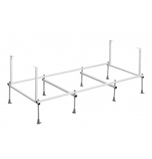 ZRU9307686 BECOOL монтажный комплект для акриловой ванны 1800x900 мм (хромированные ручки, каркас, комплект креплений к стене, система слив-перелив) ZRU9307686