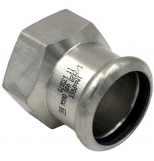 Муфта нерж AISI316L Дн22х3/4" Ру16 пресс/ВР Inoxpres RM 190304022
