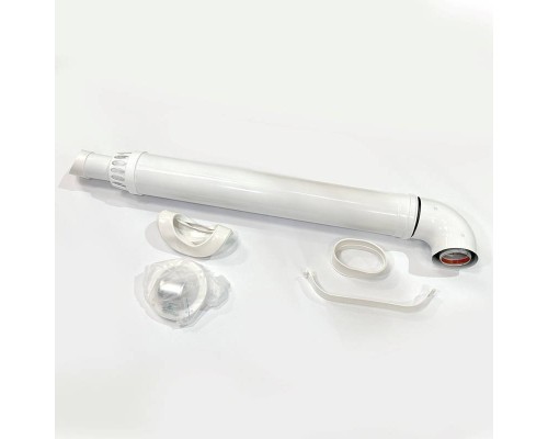 Комплект коаксиального дымохода ARDERIA D60/100  "АНТИЛЕД", универсальный, 1,0м