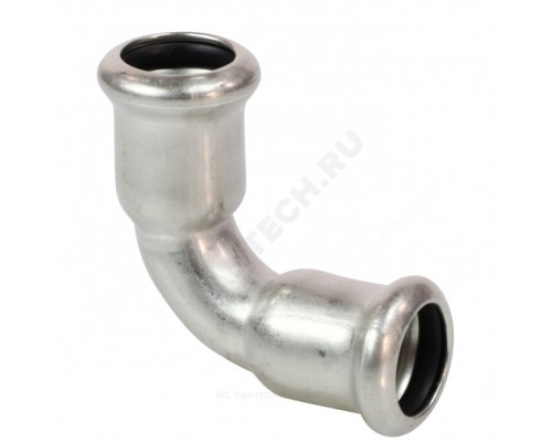 Отвод нерж AISI316L Дн88,9х90гр Ру16 пресс Inoxpres RM 181088900