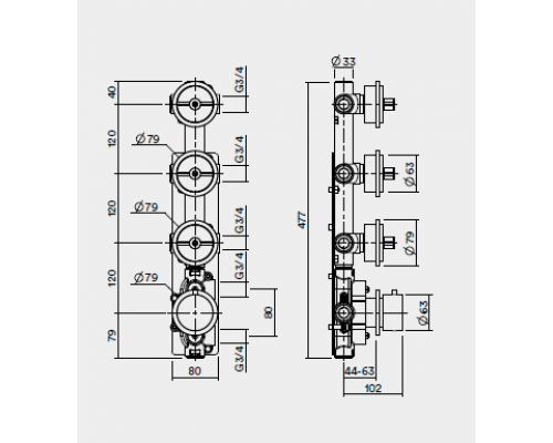 Внутренняя часть, Quadro design, FixKit, назначение-смеситель для ванны и душа, сталь шлифованная/брашированная (ст.арт.IN0050 AS) Внутренняя часть, Quadro design, FixKit, назначение-смеситель для ванны и душа, сталь шлифованная/брашированная (ст.арт.IN0050 AS)
