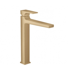 Смеситель для раковины, Hansgrohe, Metropol, цвет-шлифованная бронза