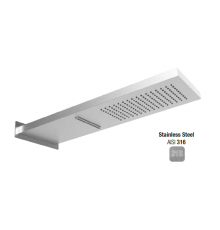 Верхний душ, Almar, Wall Mounted head showers, цвет-AISI 316