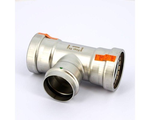 Тройник пресс нержавеющая сталь Sanpress Inox VIEGA 64x54x64