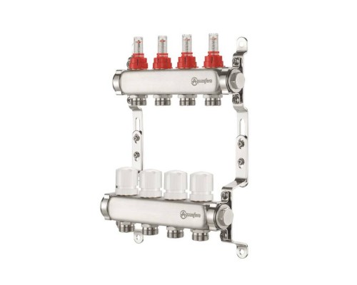 Группа коллект нерж расход 1" м/м 9в 3/4" ЕК н/р Aquasfera 9503-08
