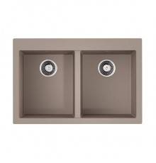 Omoikiri Bosen 80-2-CH Кухонная мойка Tetogranit 80x53 см, цвет: шампань 4993841