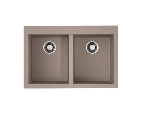 Omoikiri Bosen 80-2-CH Кухонная мойка Tetogranit 80x53 см, цвет: шампань 4993841