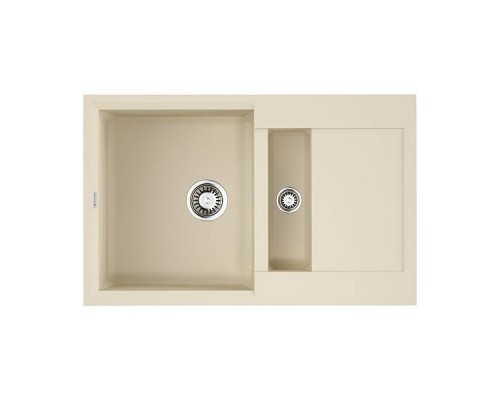 Omoikiri Sakaime 78-2-BE Кухонная мойка Tetogranit 78x50 см, цвет: ваниль 4993115