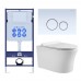 SET AQUATEK НИКА-015 4в1 (рама AQUATEK Standard INS-0000012+крепеж KKI-0000002+клавиша KDI-0000015+унитаз НИКА AQ2009-00 с тонким сиденьем soft-close) SET AQUATEK НИКА-015 4в1