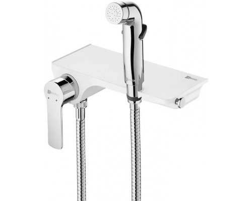 LM7168CWSOLOСмеситель настенный, с гигиеническим душем, белый LM7168CW