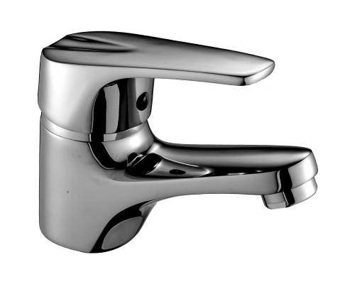 D40-11 Смеситель одноручный (40 мм) для умывальника, монолитный, хром D40-11 D40-11