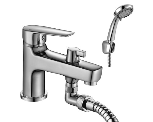 S35-38 Смеситель одноручный (35мм) на борт ванны, с коротким изливом, хром S35-38