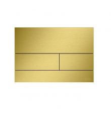 Клавиша смыва, Splendy, Stable Mood, для унитаза, шгв 220-5-150, с прямоугольными кнопками, цвет-золото матовое (брашированное)