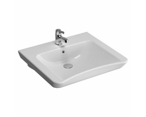 Раковина, Vitra, S20, шгв 600-545-165, отверстия для смесителя-1, цвет-белый
