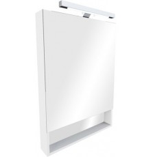 ZRU9302748 GAP Зеркальный шкаф 60 см, белый ПВХ ZRU9302748