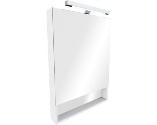 ZRU9302748 GAP Зеркальный шкаф 60 см, белый ПВХ ZRU9302748