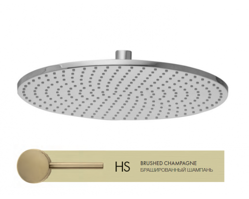 Верхний душ, Fima Carlo Frattini, Showerhead, 300-300, цвет-брашированный шампань Верхний душ, Fima Carlo Frattini, Showerhead, 300-300, цвет-брашированный шампань