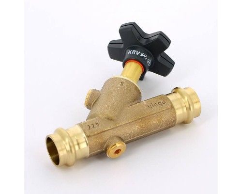 Вентиль комбинированный бронзовый CRV Easytop Basic Viega 22