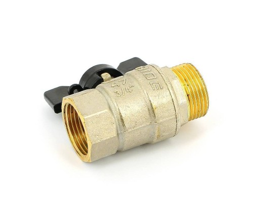 Кран газовый Pride LD ВВ 1/2" полнопроходной бабочка