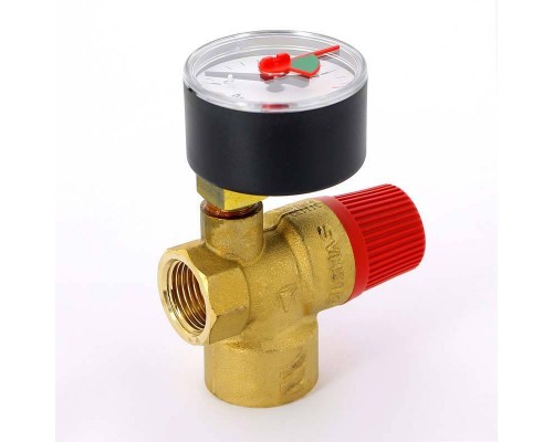 Клапан предохранительный ВВ SVM с манометром WATTS Ind 1/2"х3/4" 2,5 бар Клапан предохранительный ВВ SVM с манометром WATTS Ind 1/2"х3/4" 2,5 бар