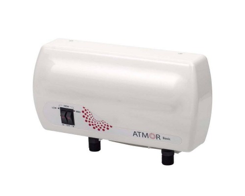 Водонагреватель электрический проточный Ariston 5 кВт кран Atmor Basic 5 (220)