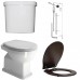 871111+878011+BOCR+MS87NC CLASSIC SET Приставной унитаз со сливом в стену+Бачок верхний+Смывной механизм с высокой трубой ХРОМ+Сиденье Орех грецкий SET_CLASSIC_CR