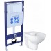 SET AQUATEK КЛАССИК T (рама AQUATEK Standard INS-0000012(без клавиши и крепежа)+унитаз КЛАССИК AQ1112T-00 TORNADO с тонким сиденьем soft-close SET AQUATEK КЛАССИК T