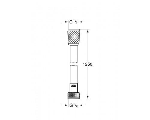 Душевой шланг GROHE Relexaflex, 1250 мм, хром (45971001)