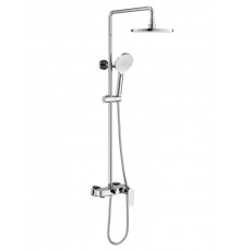 AQ2140CR БЕТТА душевая система (смеситель для ванны) 220мм AQ2140CR