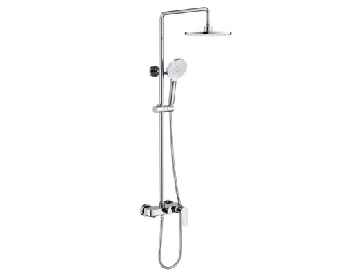 AQ2140CR БЕТТА душевая система (смеситель для ванны) 220мм AQ2140CR