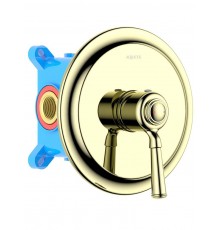 AQ1566PG КЛАССИК смеситель для душа 1 режим (внешняя и скрытая часть), полир. золото AQ1566PG