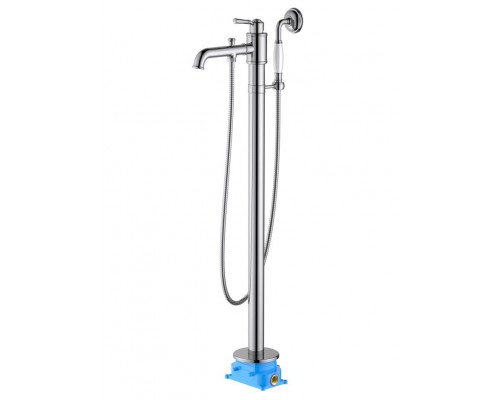 AQ1545CR КЛАССИК смеситель для ванны напольный (внешняя и скрытая часть) AQ1545CR