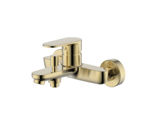 AQ1840BG НИКА смеситель для ванны, шлиф.золото AQ1840BG