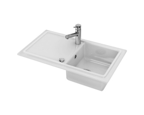 Раковина, Duravit, Cassia, шгв 860-510-225, отверстия для смесителя-1, цвет-белый