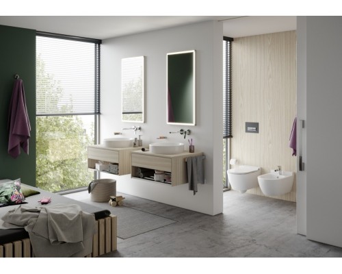 SM25SL Smart унитаз подвесной, с тонким сиденьем с микролифтом, Serel SM25SL