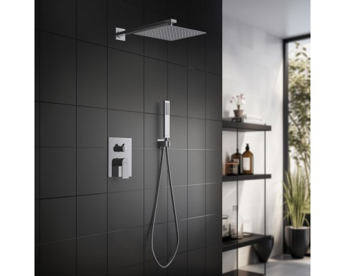 AQ1472CR ЛИРА Set 3 в 1 душевой комплект 2 режима AQ1472CR