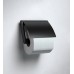 14960370000 PLAN Держатель для туалетной бумаги с крышкой, чёрный матовый 14960370000