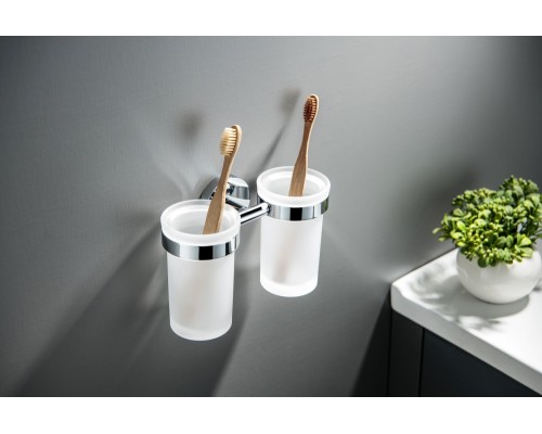 AQ4117CR ЕВРОПА стакан с держателем двойной AQ4117CR